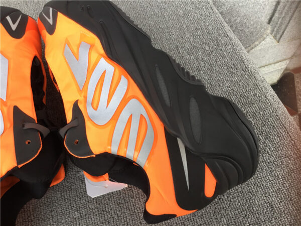 Yeezy Boost  Black Orange  Reflective - Image 36