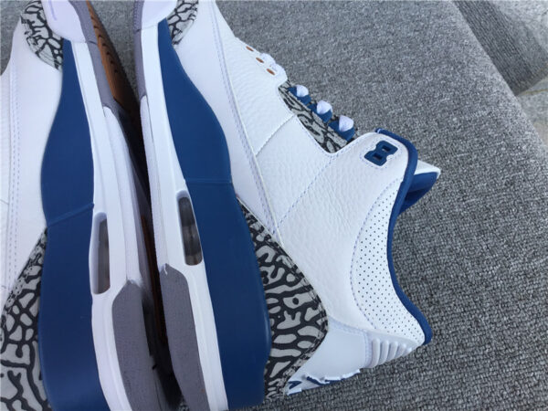 Air Jordan  White and Blue Wizards - Image 27