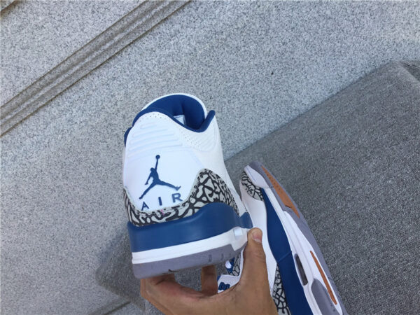 Air Jordan  White and Blue Wizards - Image 26