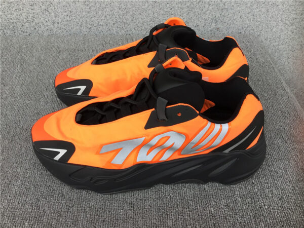 Yeezy Boost  Black Orange  Reflective - Image 37